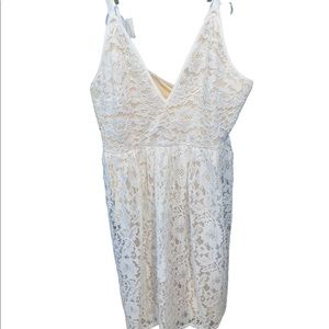 Beautiful lace white dress